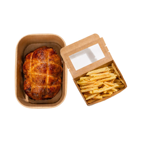 La Fonda UAE Stuffed Farm Baby Chicken Coquelet, halal ready-cooked centrepiece